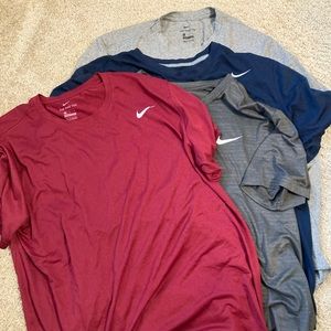 Lot of 4 Nike Dri-Fit shirts sz XL